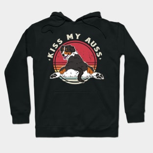 Kiss My Auss Funny Australian Shepherd Hoodie